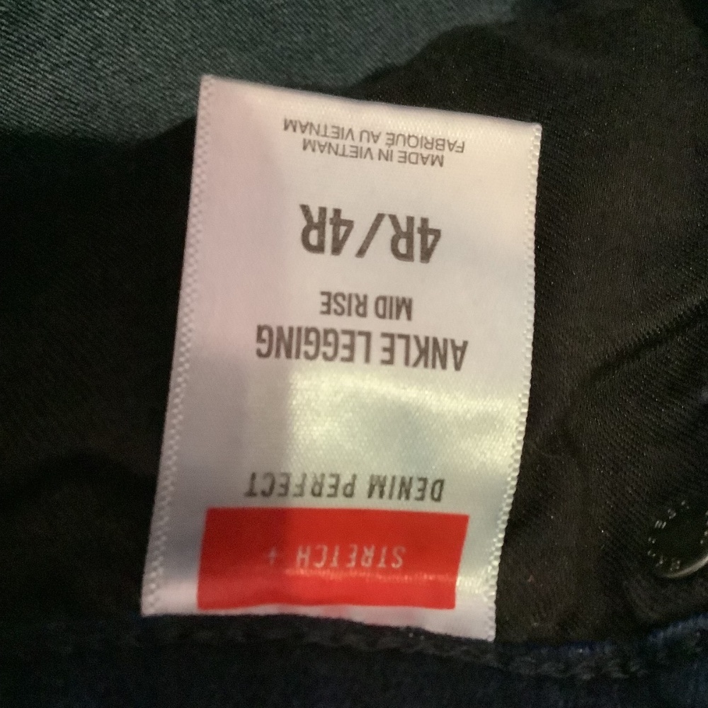 Women’s EXPRESS Jeans Stretch Ankle Legging Mid Rise Size 4R/4R - Picture 14 of 16